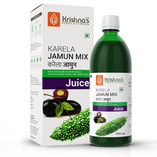 Krishnas Herbal & Ayurveda Karela  Mix Jamun Juice 1000ml