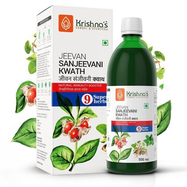 Krishnas Herbal & Ayurveda Jeevan Sanjeevani Kwath 500ml
