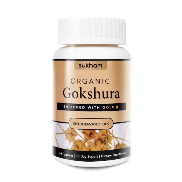 Sukham Organic Gokshura Capsules (60)