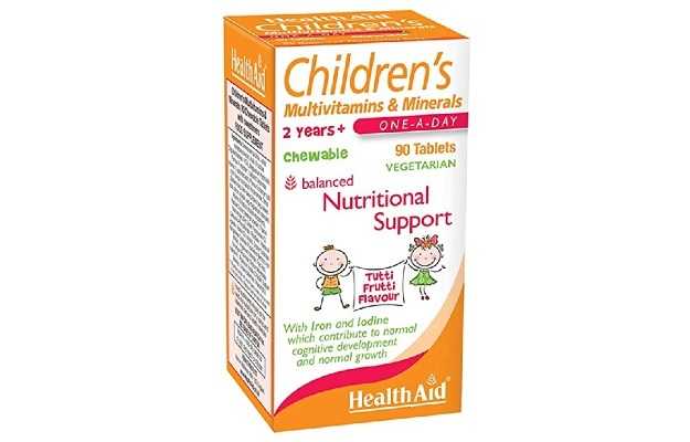 Health Aid Children Multi Vitamin & Minerals Chewable Tablet