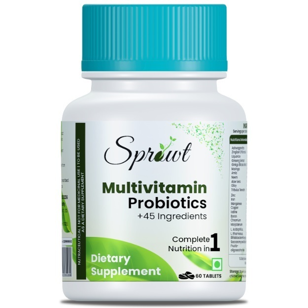 Multivitamin with probiotic capsules