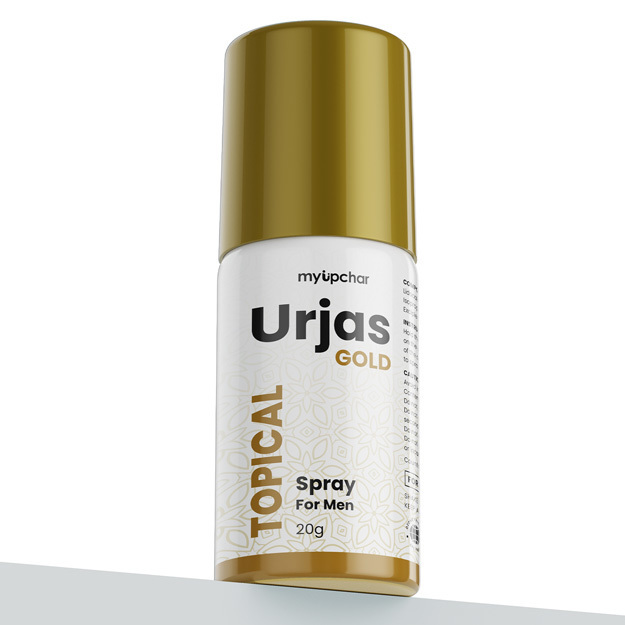 Urjas Gold Topical Delay Spray for Men With Strawberry Flavour by myUpchar