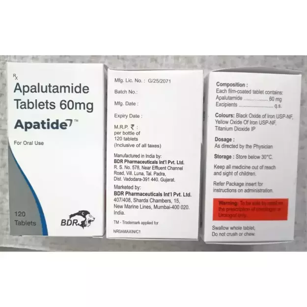 Apatide 60mg Tablet 120's