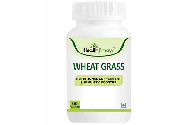 Health Amour Wheat Grass Veg Capsule