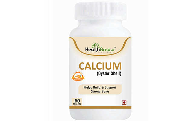 Health Amour Calcium (Oyster Shell) Orange Tablet
