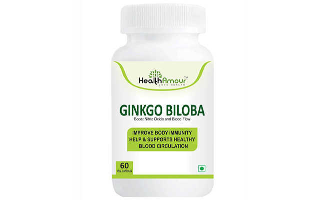 Health Amour Ginkgo Biloba Veg Capsule