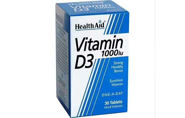 HealthAid Vitamin D3 1000 IU  Tablet