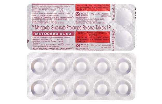 Metocard Xl 50 Tablet