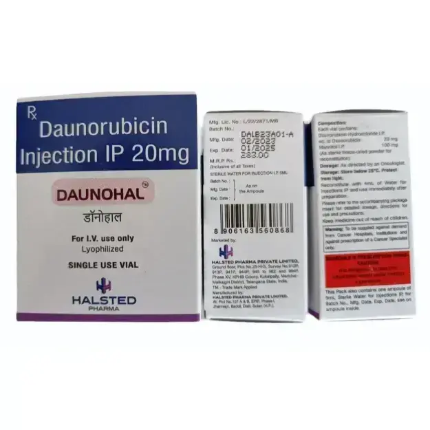 Daunohal 20mg Injection