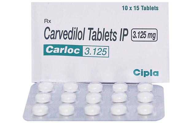 Carloc 3.125 Tablet (15)