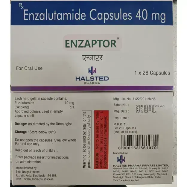 Enzaptor 40mg Capsule