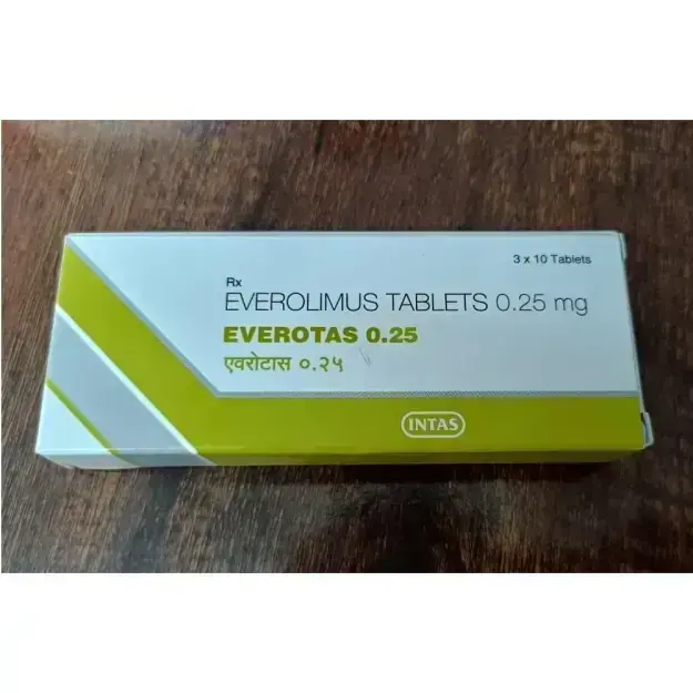 Everotas 0.25mg Tablet