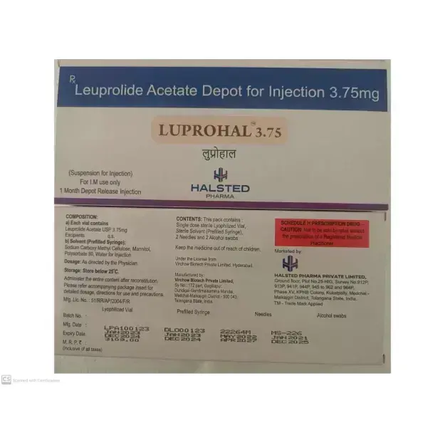 Luprohal 3.75mg Injection