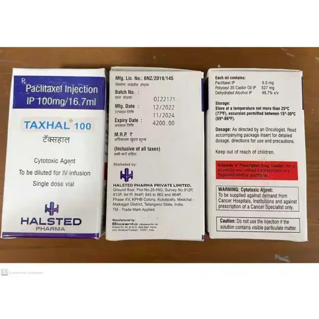 Taxhal 100mg Injection