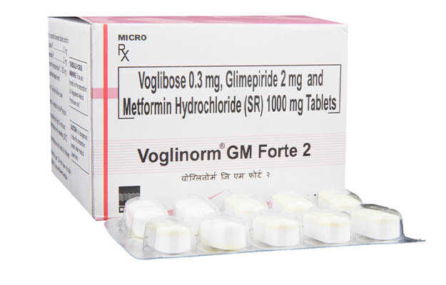 Voglinorm Gm Forte 2 Tablet Sr (10)