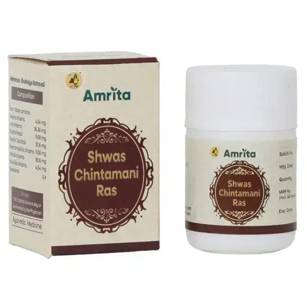 Amrita Shwas Chintamani Ras 10 Tab