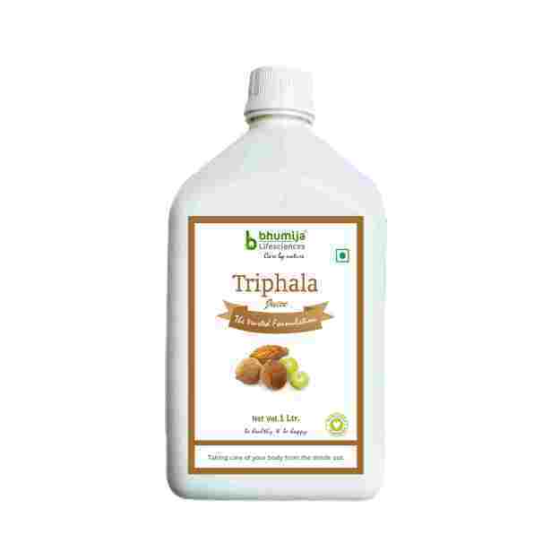 Bhumija Lifesciences Triphala Juice Ayurvedic Triphala Herb Juice Sugar Free 1 Ltr