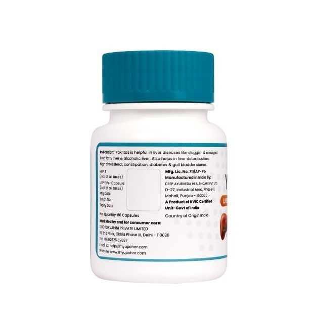 Yakritas - Ayurvedic Liver Detox For Men That Supports Natural Fat Loss & Digestion