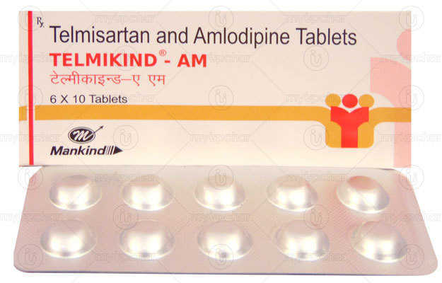 Telmikind AM 40 Mg/5 Mg Tablet