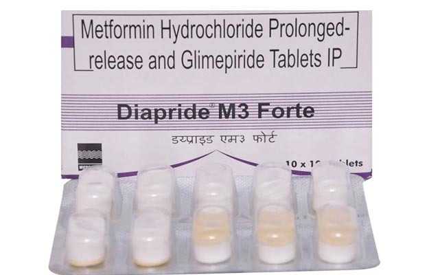 Diapride M3 Forte Tablet (30)