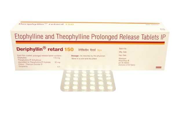 Deriphyllin Retard 150 Tablet PR (30)