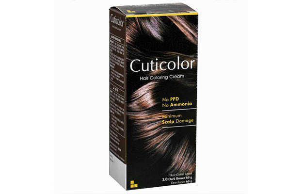 Cuticolor Hair Coloring Cream Dark Brown