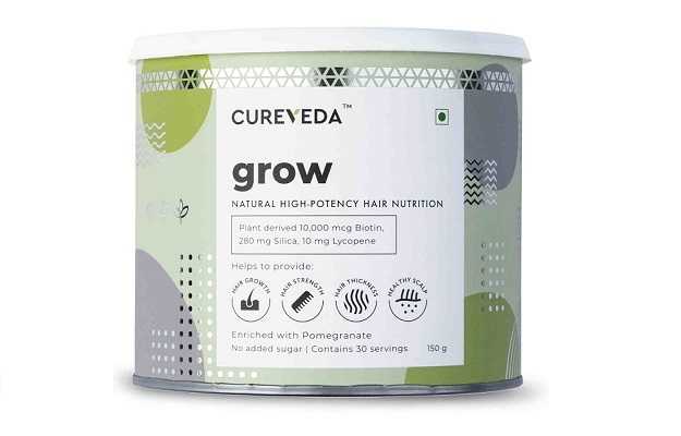 Cureveda Grow Plant Biotin Advanced Hair Nutrition Powder