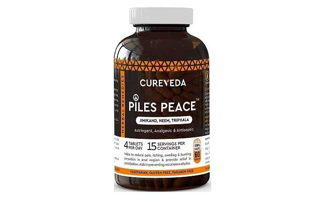 Cureveda Piles Peace Tablet