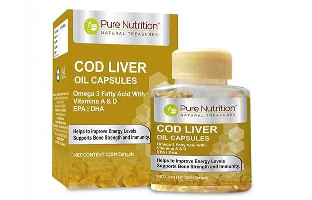 Pure Nutrition Cod Liver Oil Capsule