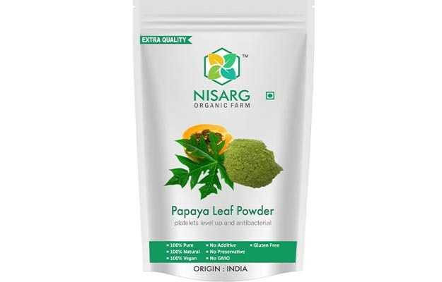 Nisarg Organic Farm Papaya Leaf Powder