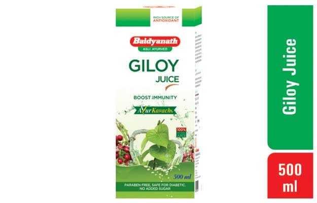 Baidyanath Nagpur Giloy Juice 500ml: Uses, Price, Dosage, Side Effects,  Substitute, Buy Online