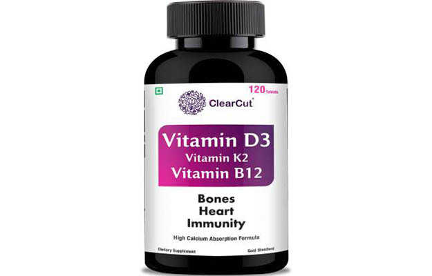 ClearCut Vitamin D3 Vitamin K2 Vitamin B12 Tablet