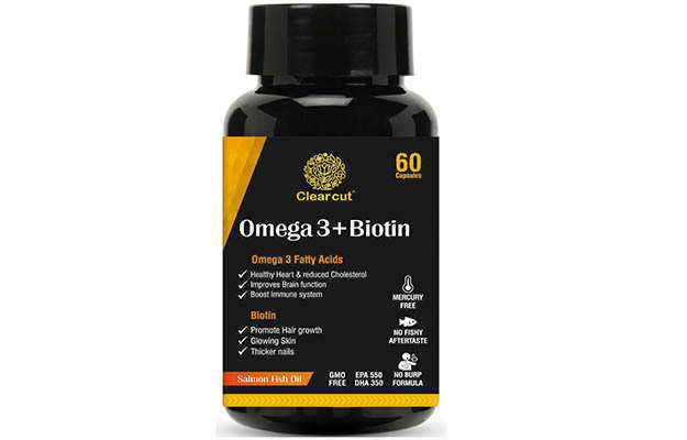 ClearCut Omega 3+Biotin Capsule: Uses, Price, Dosage, Side Effects,  Substitute, Buy Online