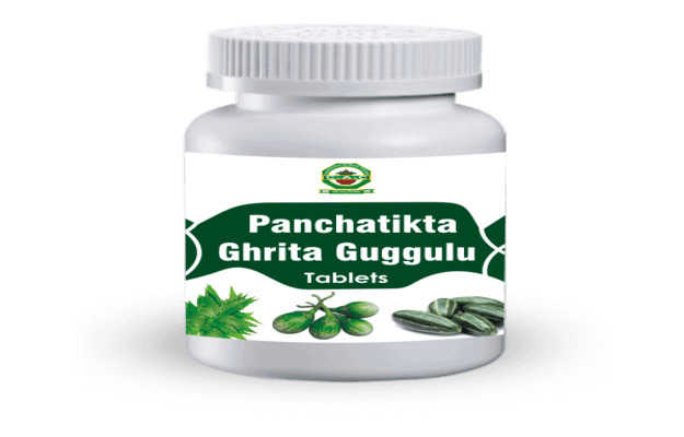 Chandigarh Ayurved Centre Panchtikta Ghrita Guggulu Tablet (30)