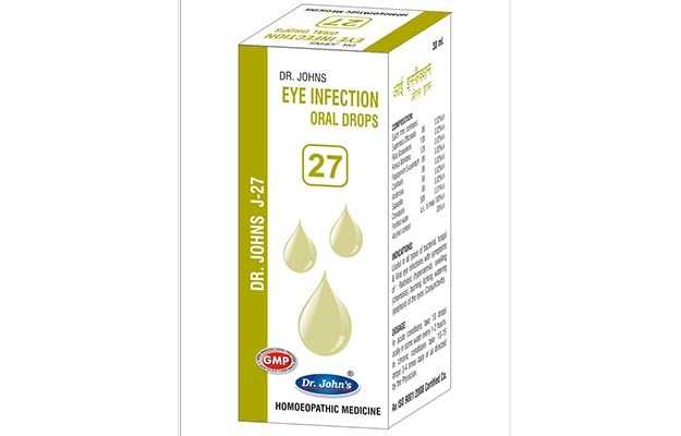 Dr Johns J 27 Eye Infection Oral Drops