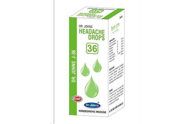 Dr Johns J 36 Headache Drops
