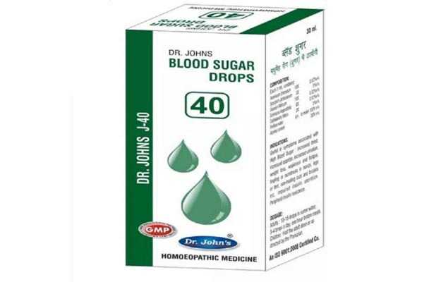 Dr Johns J 40 Blood Sugar Drops