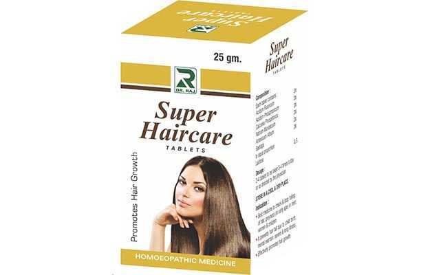 Dr Raj Super Haircare Homeopathy Tablets for Hairloss Grey hair  Homeomart