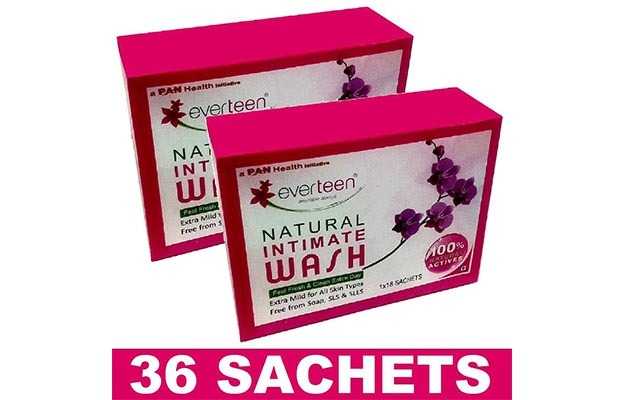 Everteen Natural Intimate Wash Sachet (36)