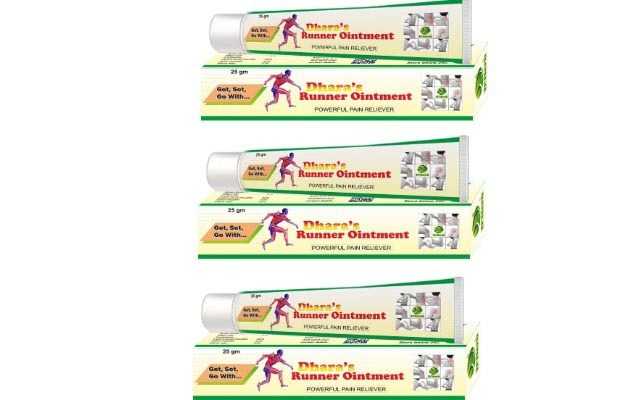 D Herb Dhara Runner Pain Relief Ointment pack of 4