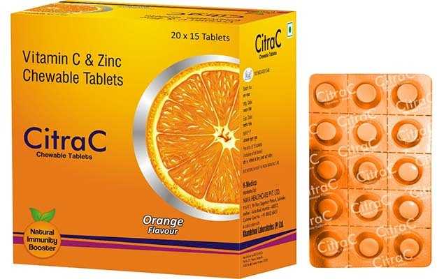 Citra C Orange Chewable Tablet