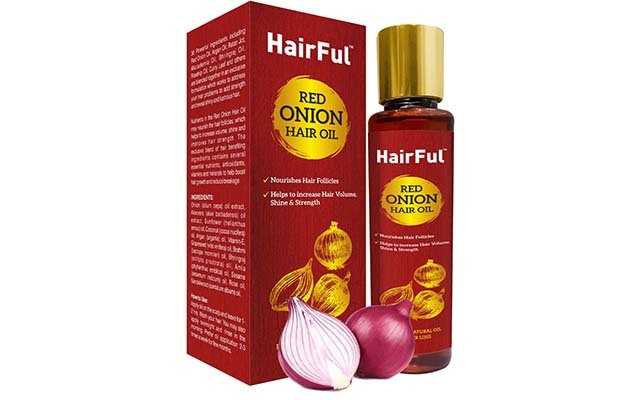 HairFul Red Onion Hair Oil: Uses, Price, Dosage, Side Effects, Substitute,  Buy Online
