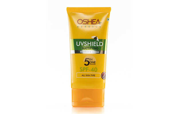 Oshea Herbals Uv Shield Mattifying Sun Block Spf 40 Cream 120gm