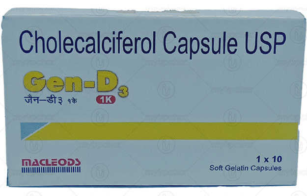Gen D3 1 K Soft Gelatin Capsule (10)