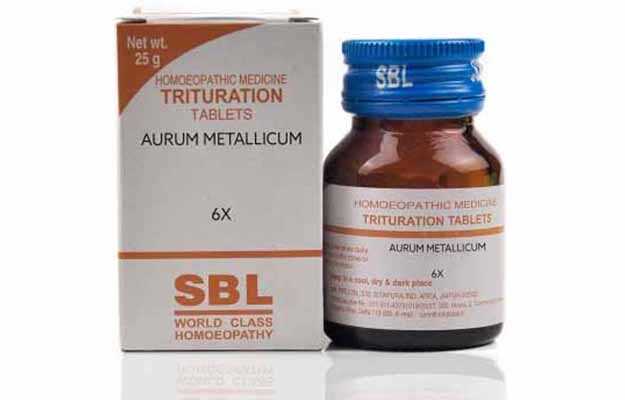 SBL Aurum Metallicum Trituration Tablet 6X