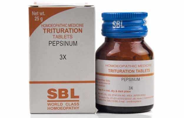 SBL Pepsinum Trituration Tablet 3X