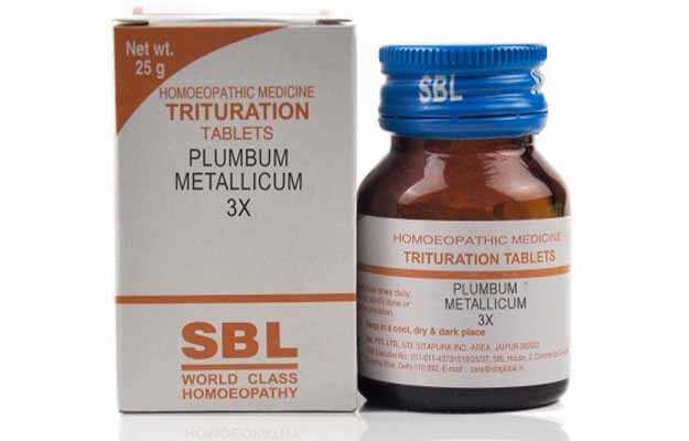 SBL Plumbum Metallicum Trituration Tablet 3X