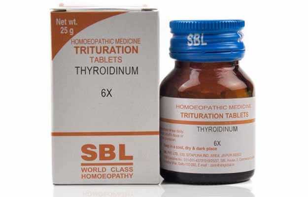 SBL Thyroidinum Trituration Tablet 6X