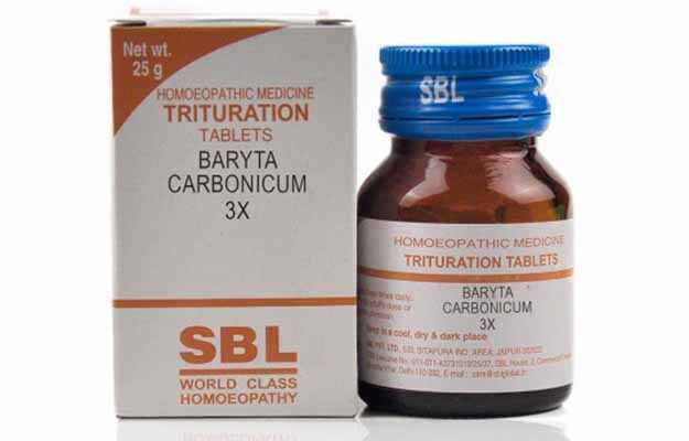 SBL Baryta Carbonicum Trituration Tablet 3X