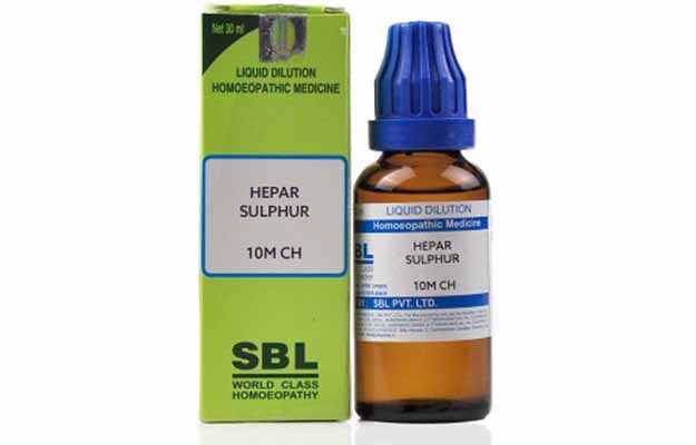 SBL Hepar Sulphur Dilution 10M CH
